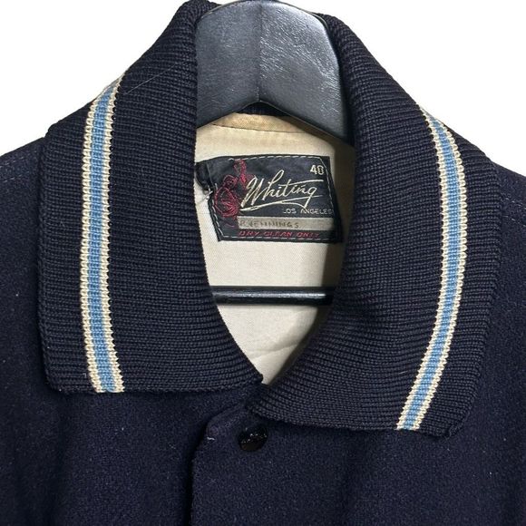 Vintage 60s Whiting Varsity Jacket 40 - Picture 6 of 6